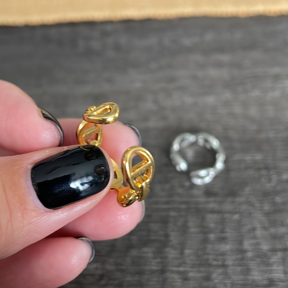 NEW LOCK LINK RING - Picture 6 of 6